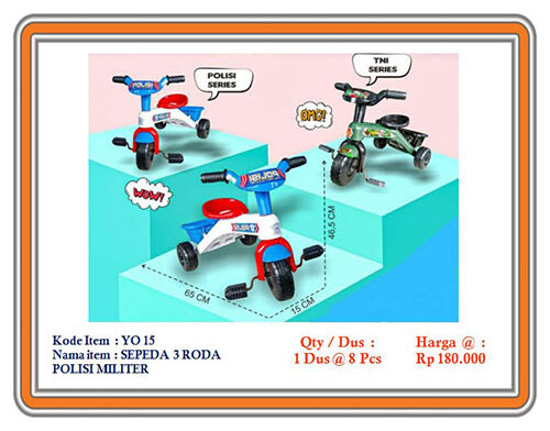 Sepeda 3 Roda Polisi Militer - YO 15