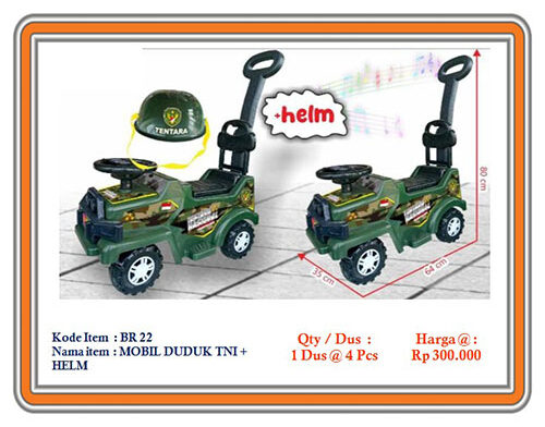 Mobil Duduk TNI + Helm - BR22