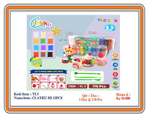 Claycu Isi 12 Pcs - YL5