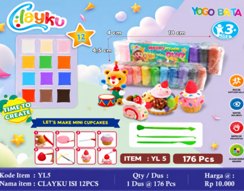 Claycu Isi 12 Pcs - YL5