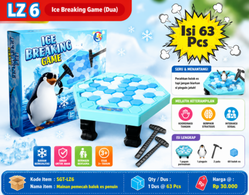 Mainan Pemecah Balok Penguin- SGT LZ6
