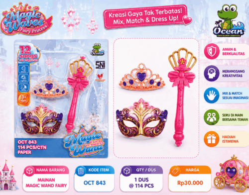 Mainan Magic Wand Fairy (OCT 843)