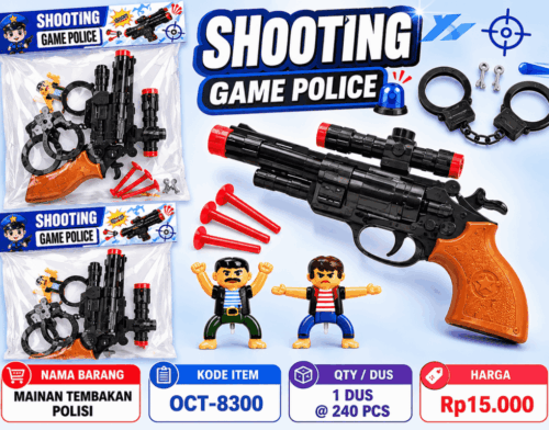 Mainan Tembakan Polisi (OCT 8300)