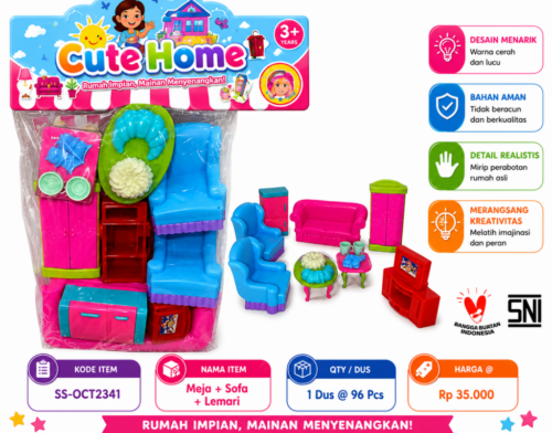 Meja + Sofa + Lemari (SS-OCT2341)