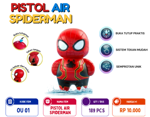 Pistol Air Spiderman OU 01