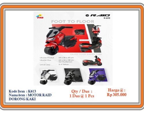 Motor Raid Dorong Kaki K613