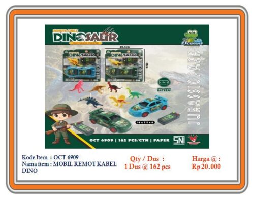 Mobil Remot Kabel Dino (OCT 6909)