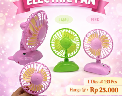 Kipas Mini Elektrik B/O (SS-OCT1504)