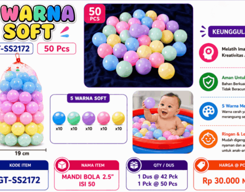 Mandi Bola 2.5" Isi 50 SGT-SS2172
